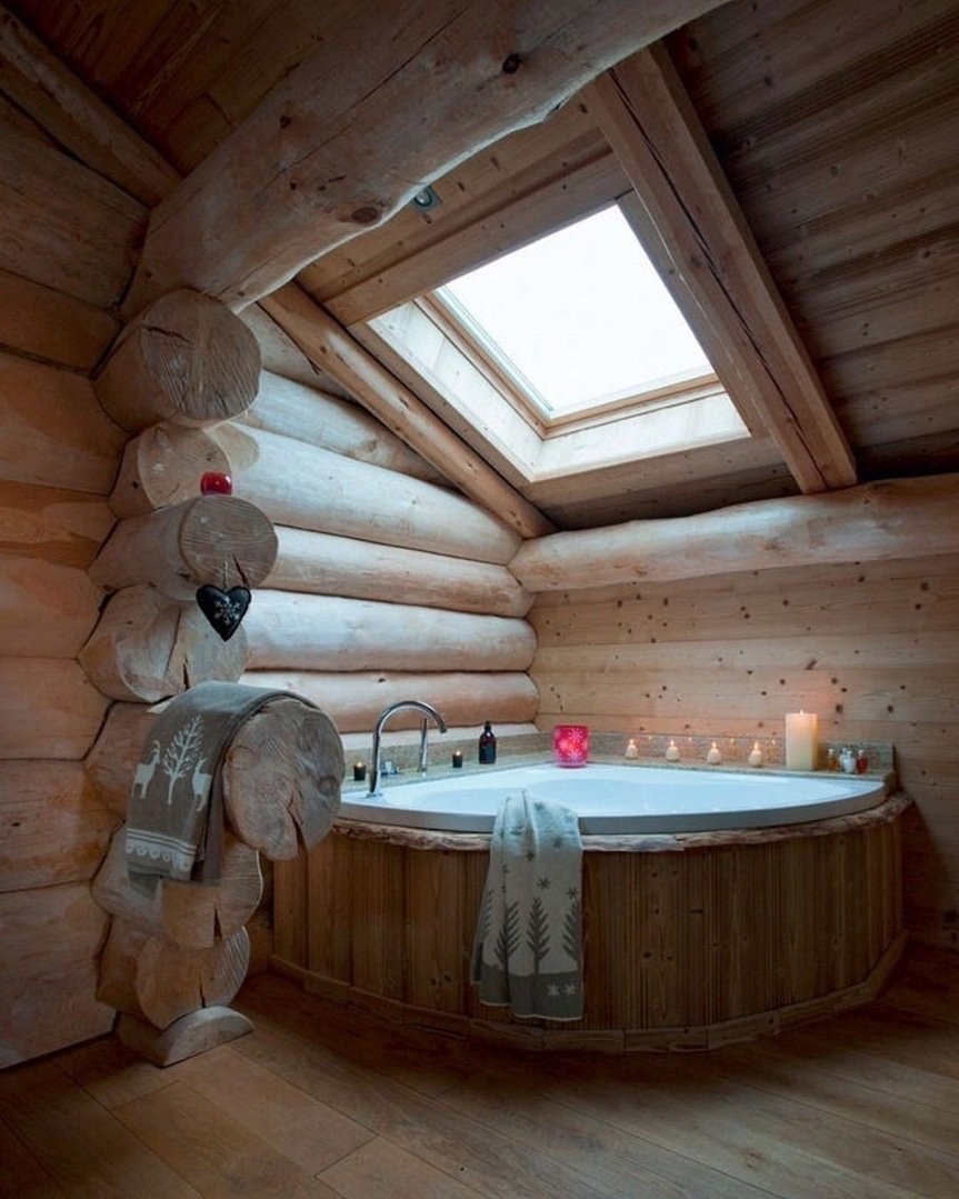 Санузел в деревянном доме