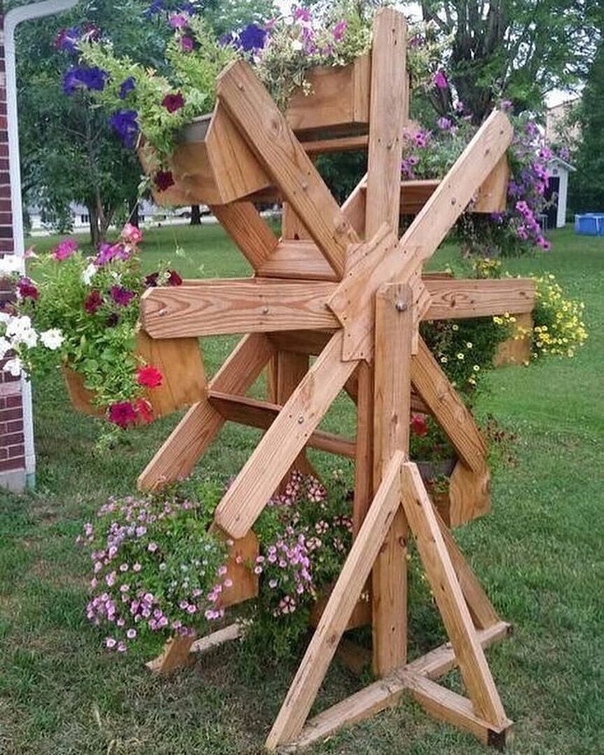 Изделия из шин для сада