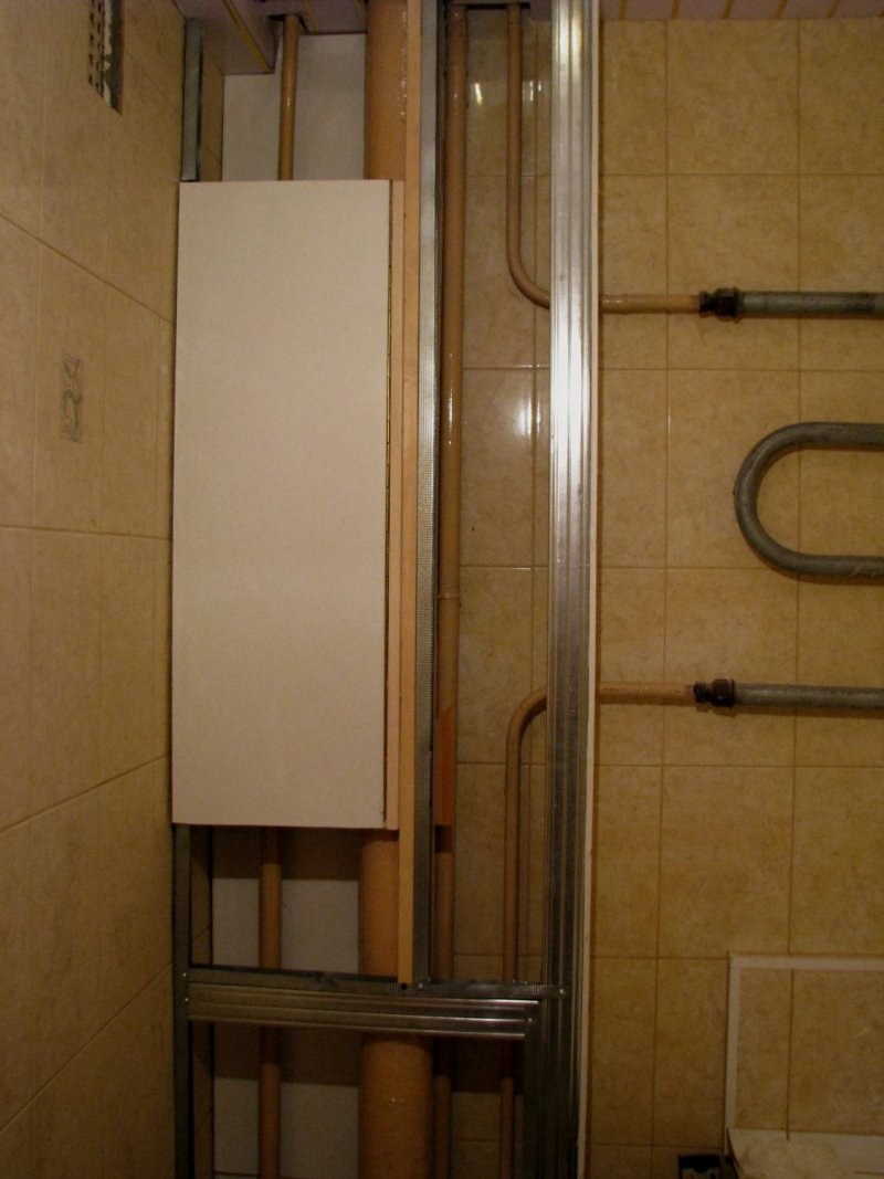 Старые трубы в ванной