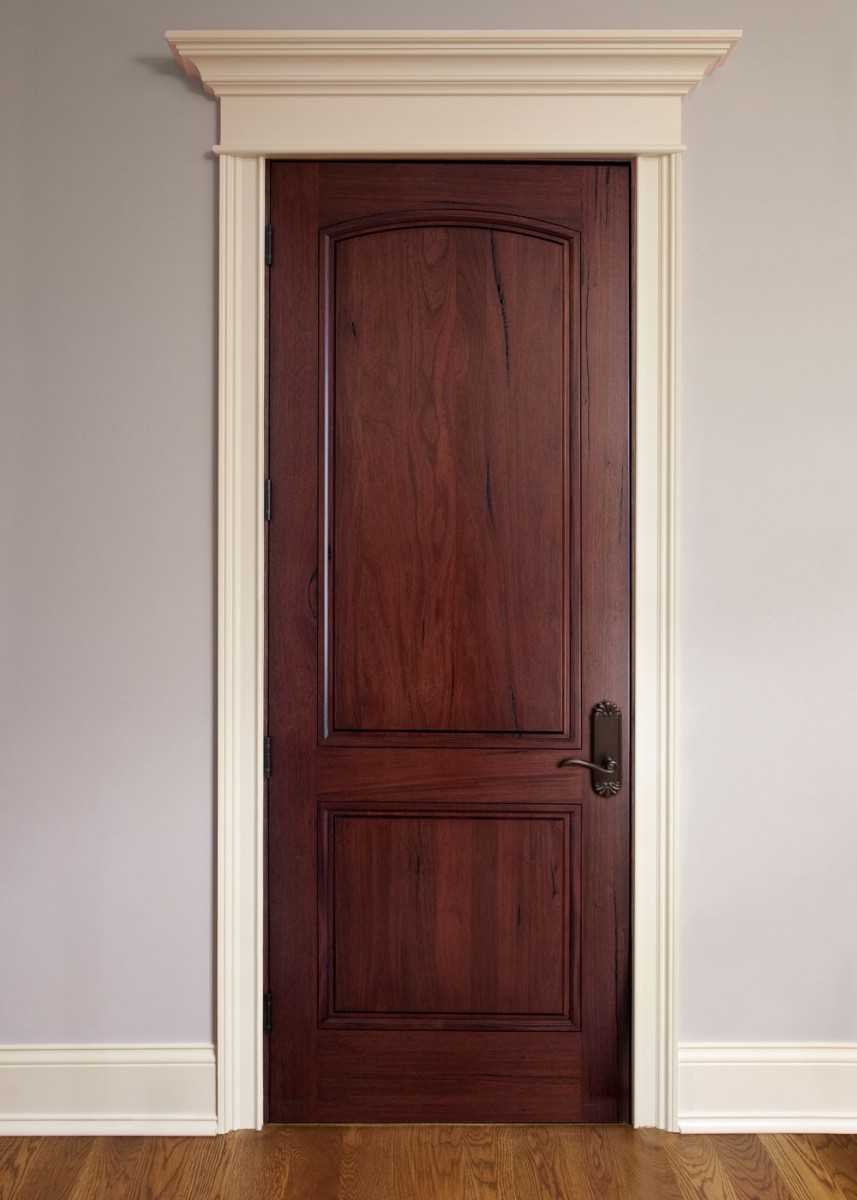 Двери и наличники разного цвета (79 фото)