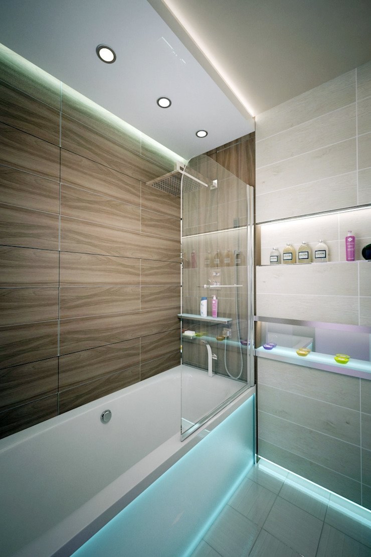 Интерьер стандартной ванны