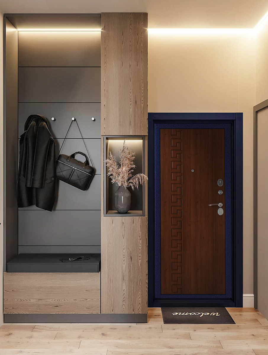 Дизайнерский интерьер прихожей