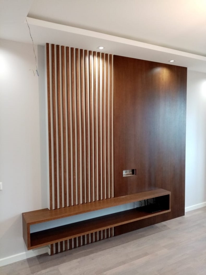 Реечная перегородка, 100х50х2500мм