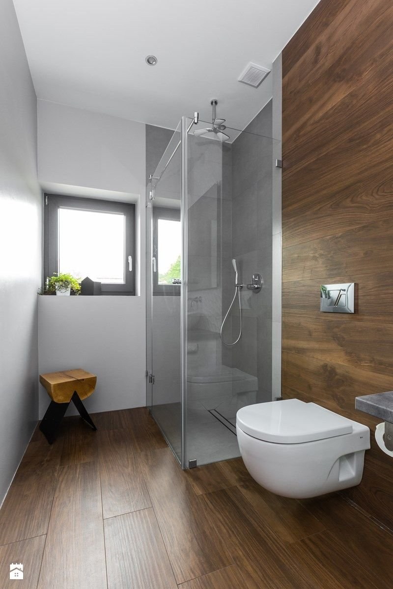 Ванная с плиткой кабанчик