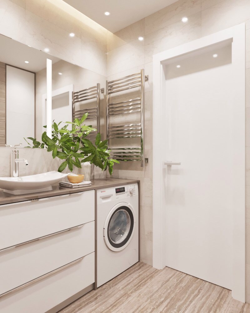 Ванная со стиральной машиной
