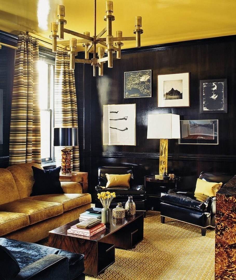 Оттенки желтого в прихожей