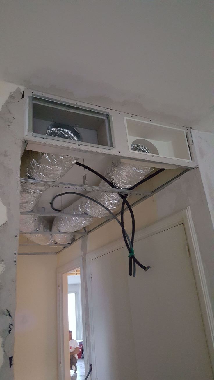 Канальный кондиционер в интерьере