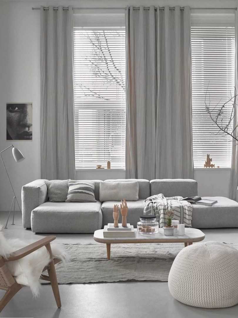 Скандинавский стиль ткани в интерьере