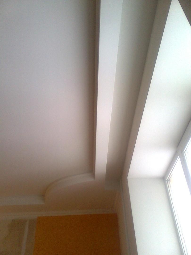 Гипсокартонный карниз для штор