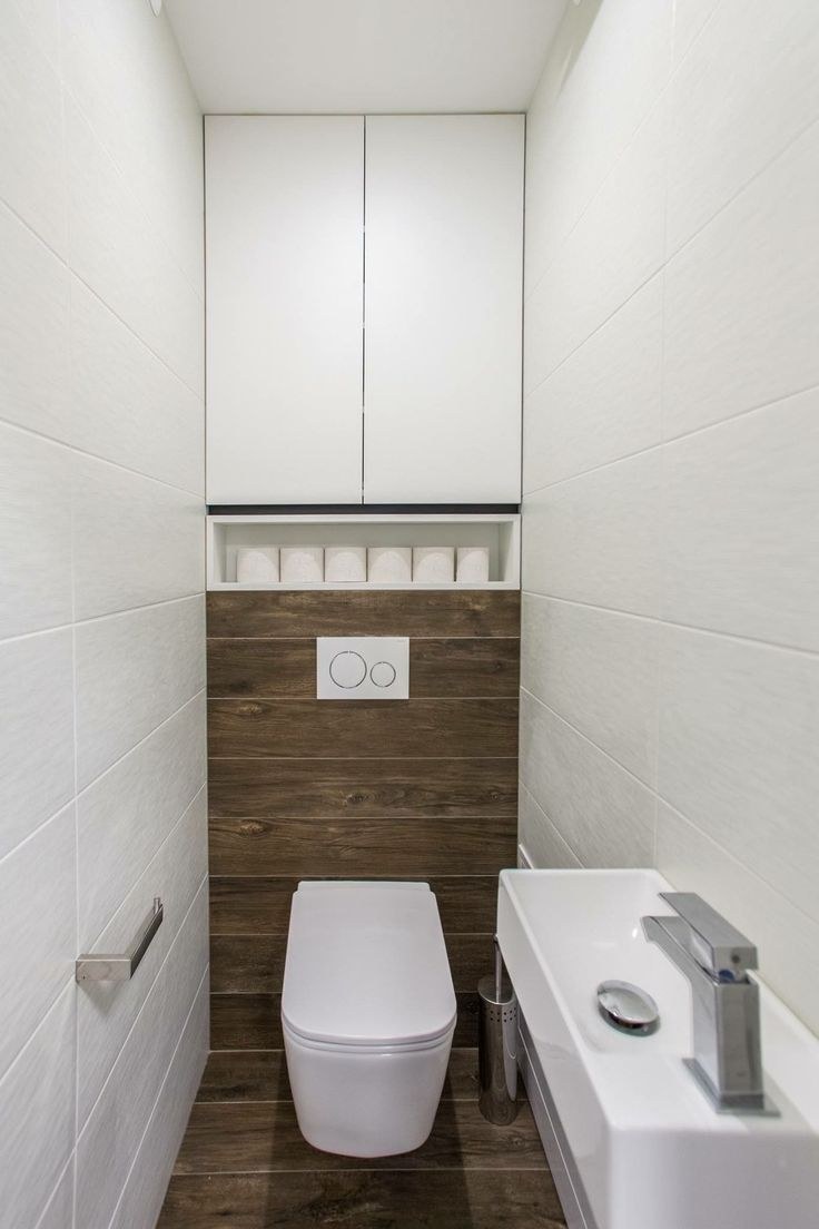 Интерьер туалета маленького