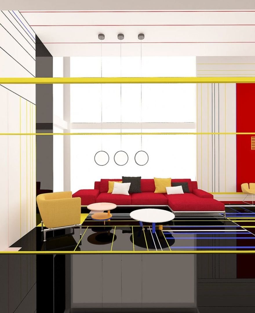 Дизайнер Мондриан