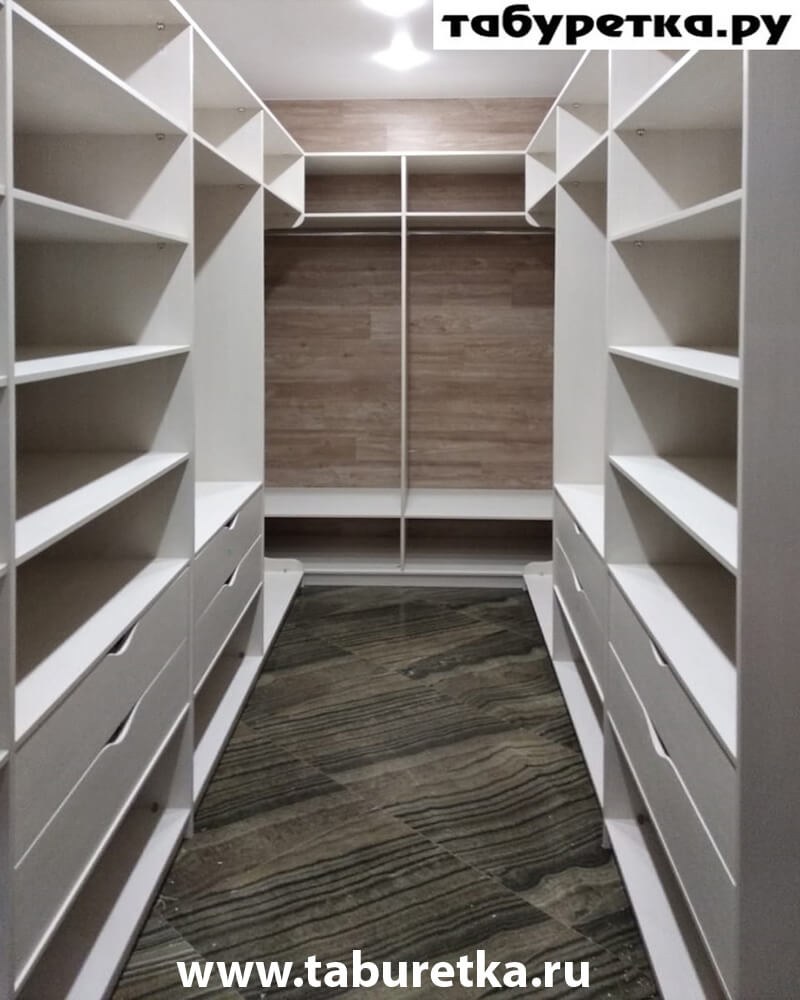 Гардеробная планировка 3м2