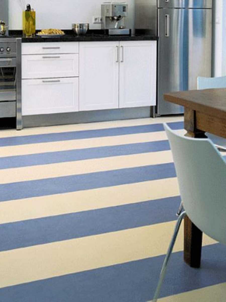 Натуральный линолеум для кухни