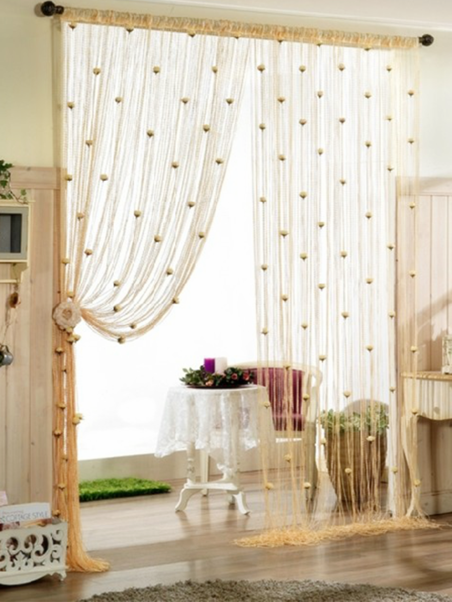 Нитяные шторы ВАШАКИСЕЯ кисея Радуга col 179 белая+серая+черная