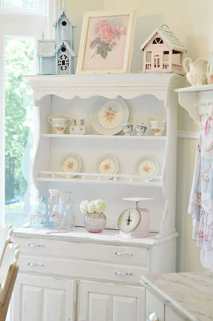 Полки в стиле прованс (82 фото)