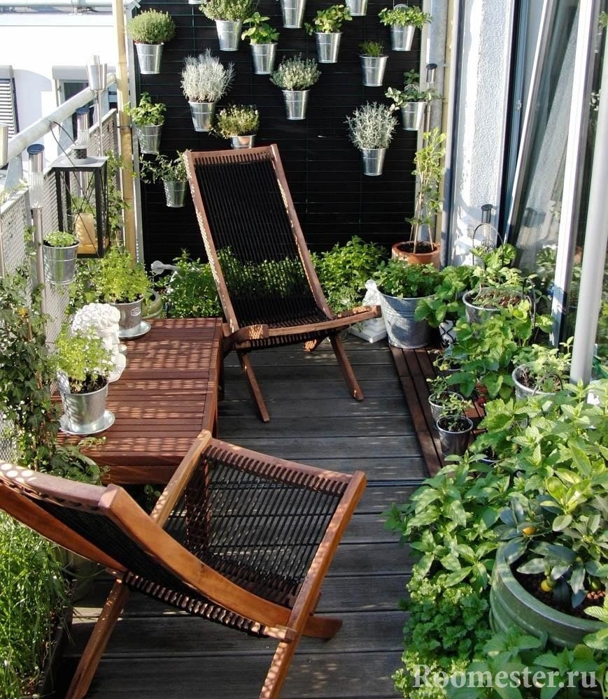 Озеленение балкона