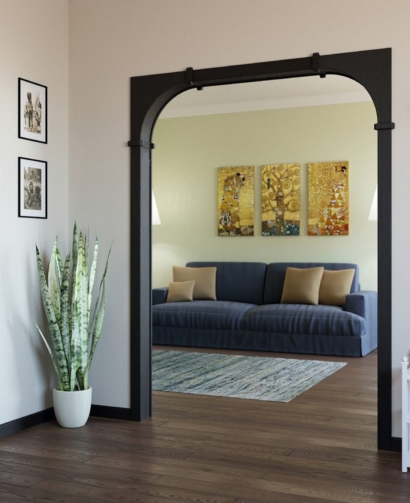 Оформление арок и проемов (76 фото)