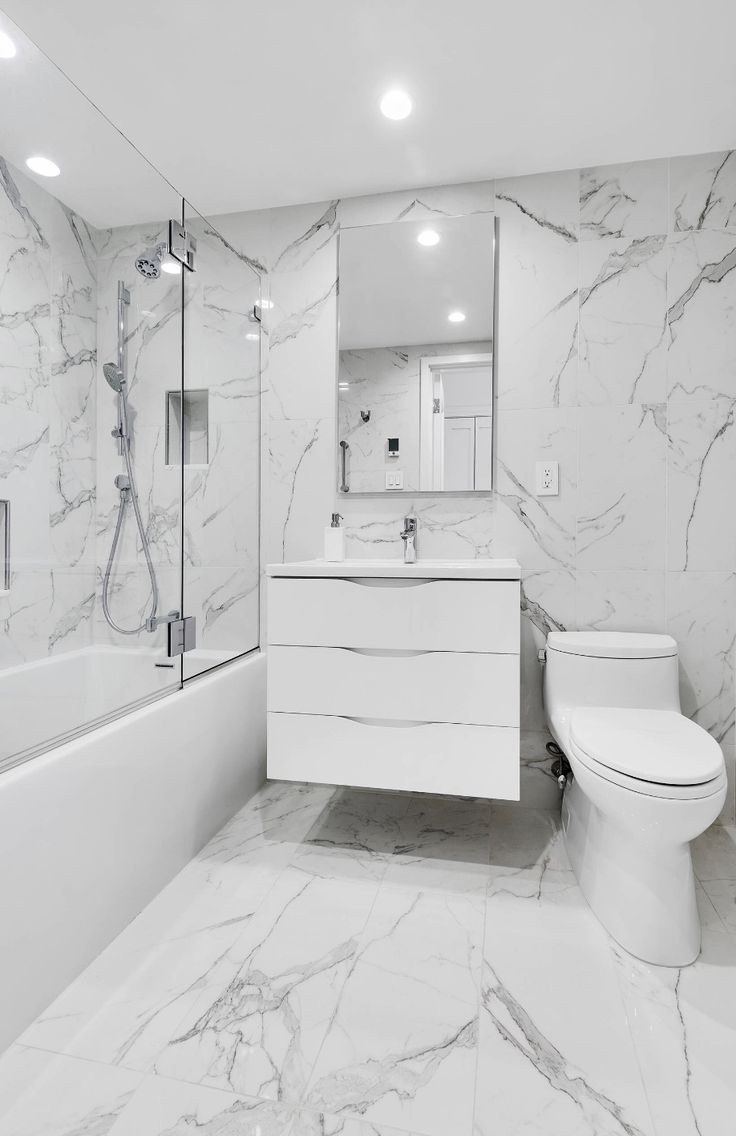 Ванная в Мраморном стиле