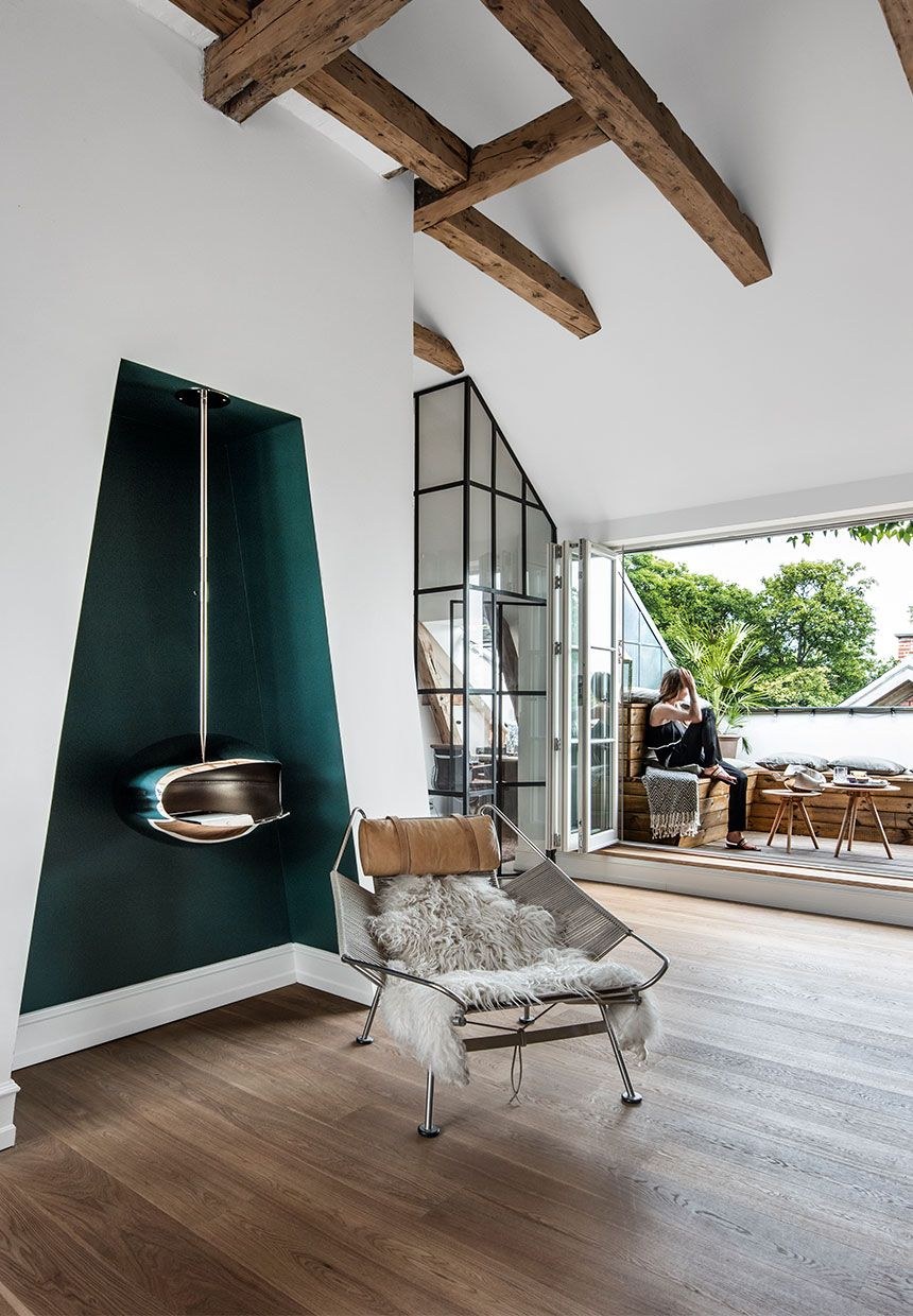 Сад в стиле лофт