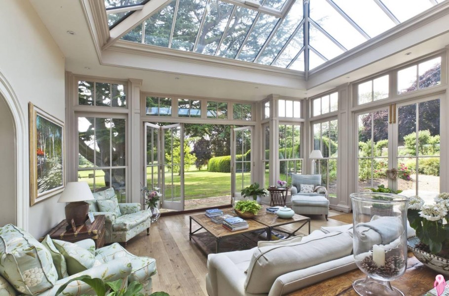 Зимний сад на веранде