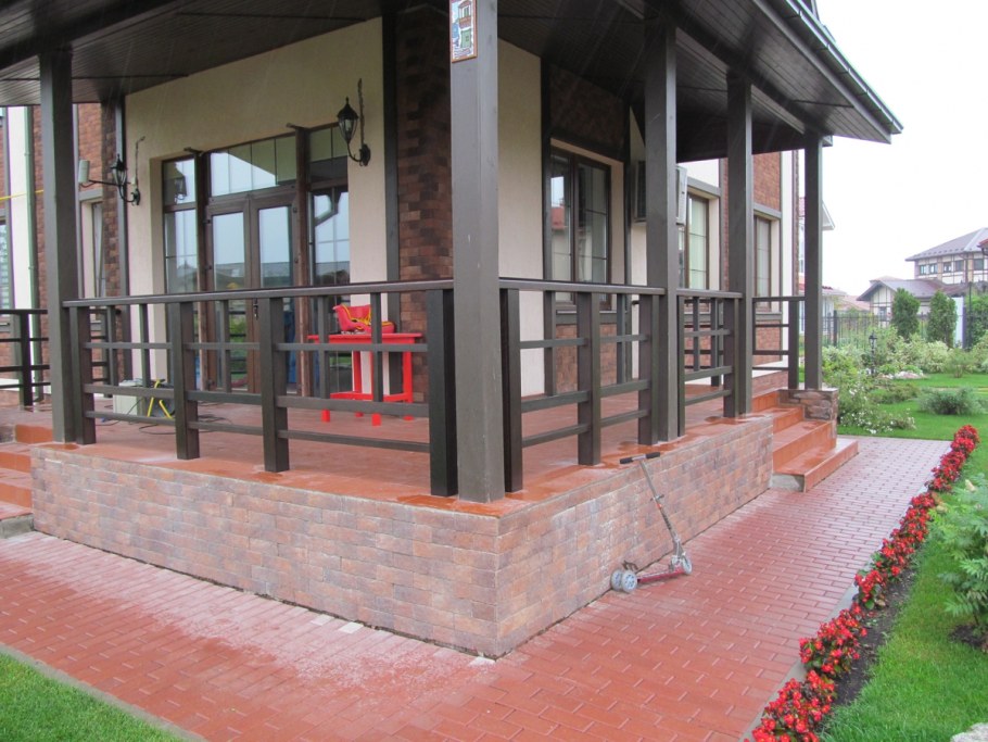 Ограждение террасы на крыше