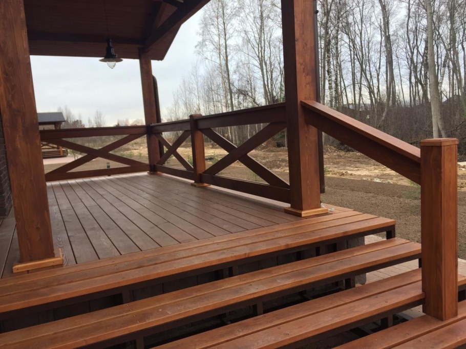 Перила на веранде
