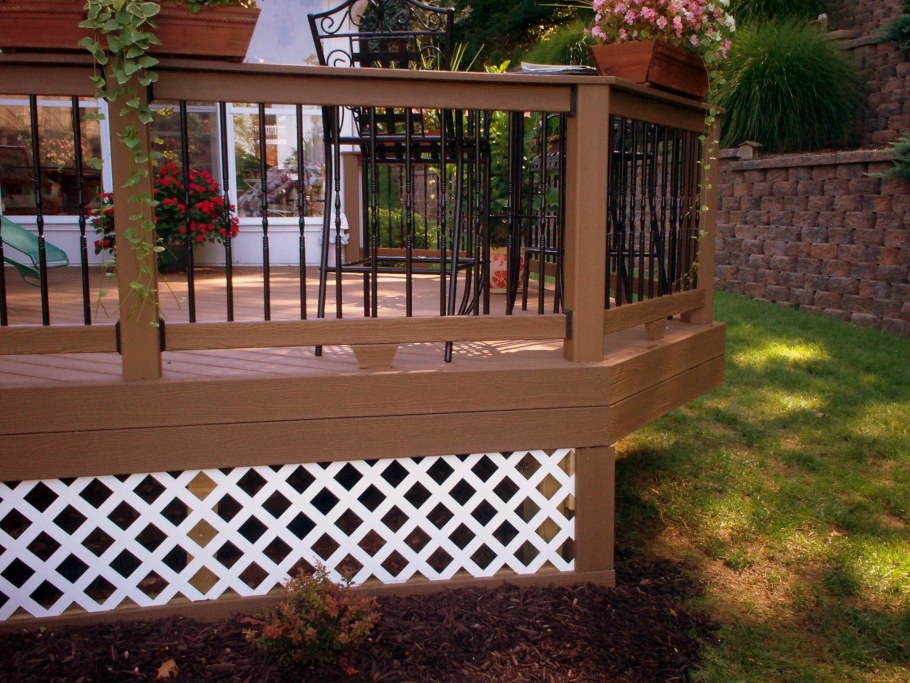 Ограждение открытой террасы