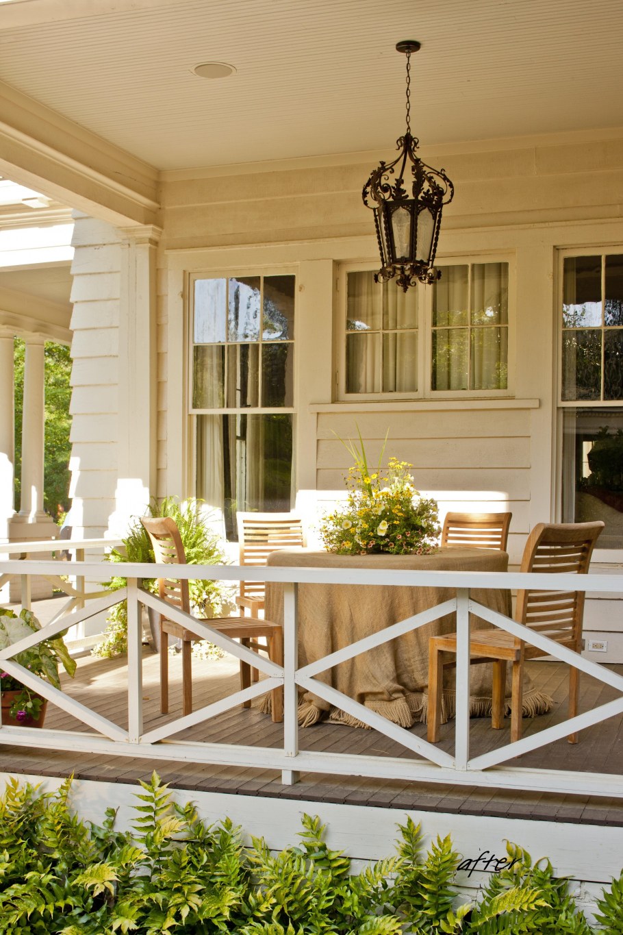 Скандинавское ограждение террасы