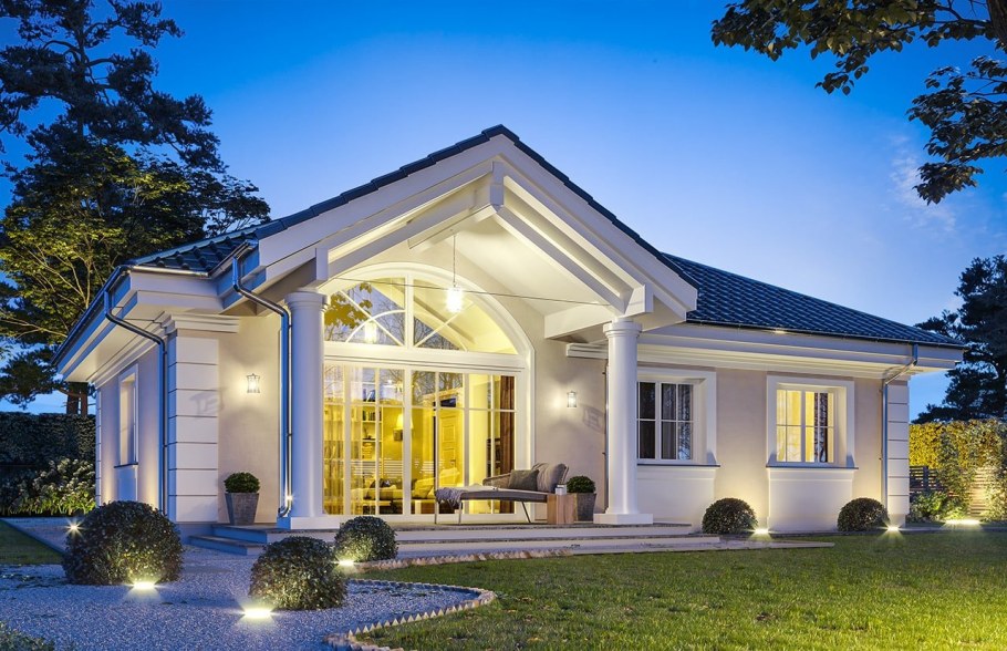 Красивые одноэтажные домики