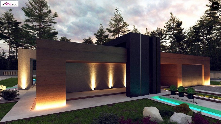 Шале в стиле барнхаус