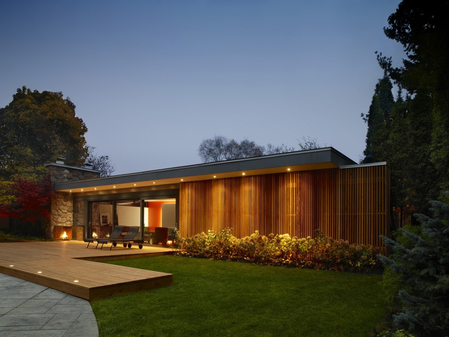 Одноэтажный дом без крыши