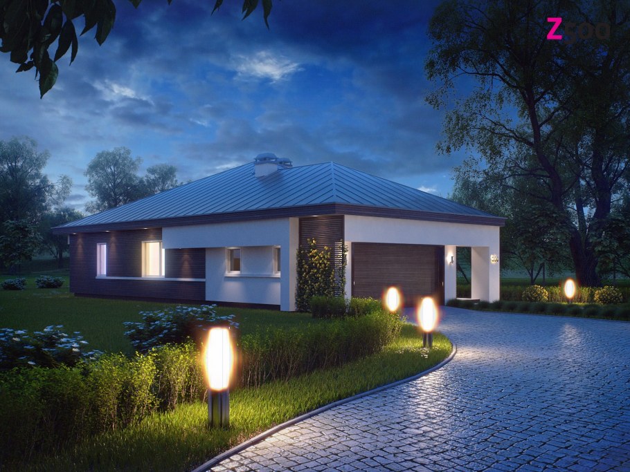 Дом с крышей без потолка