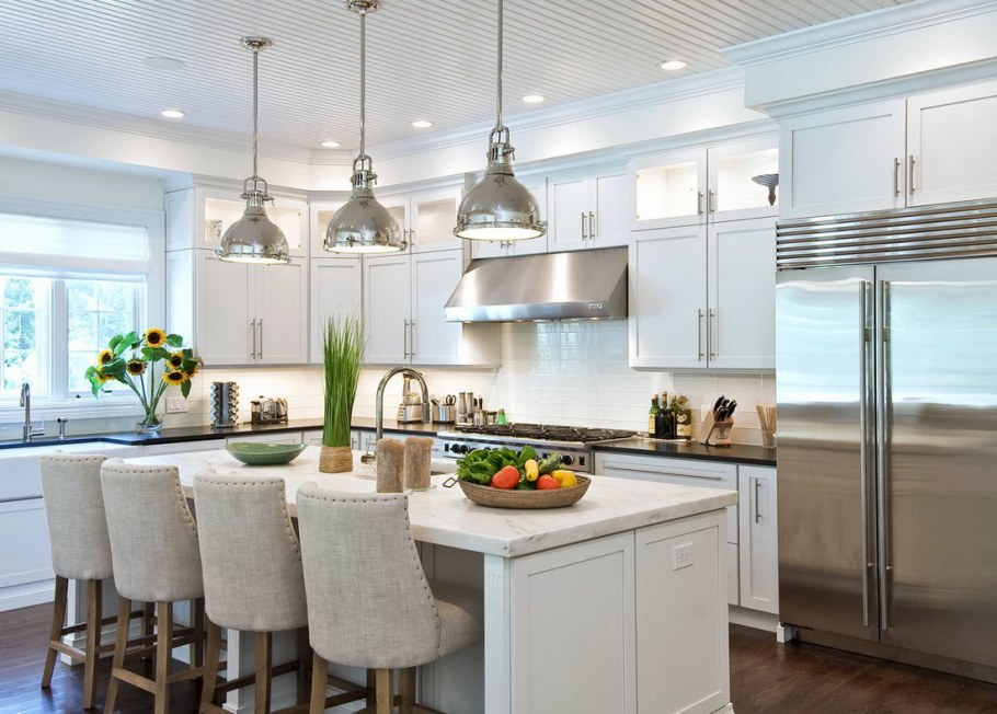 Освещение на кухне