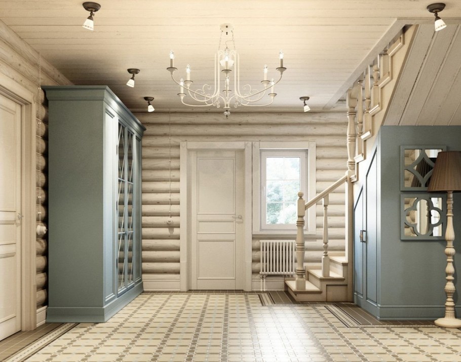 Прихожая в загородном доме