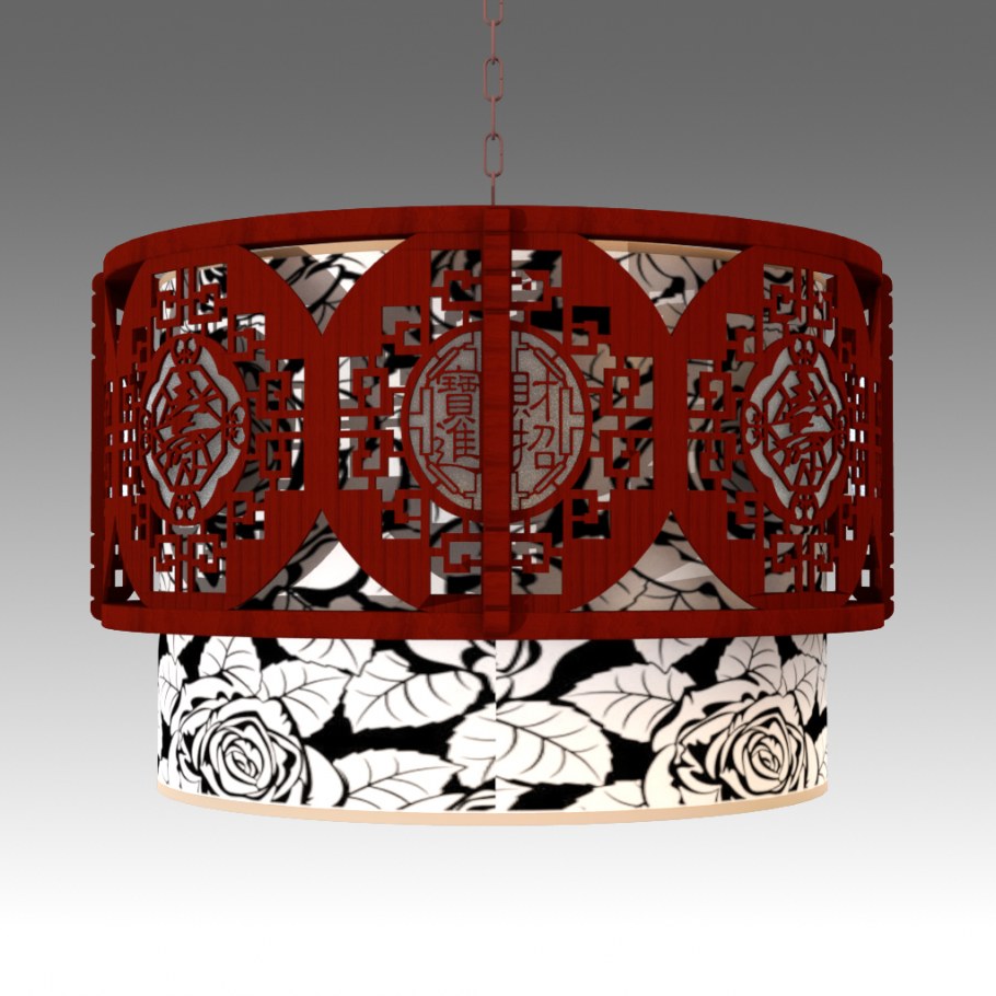 Люстра в китайском стиле