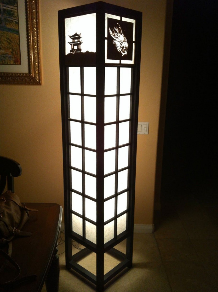 Напольные светильники в японском стиле