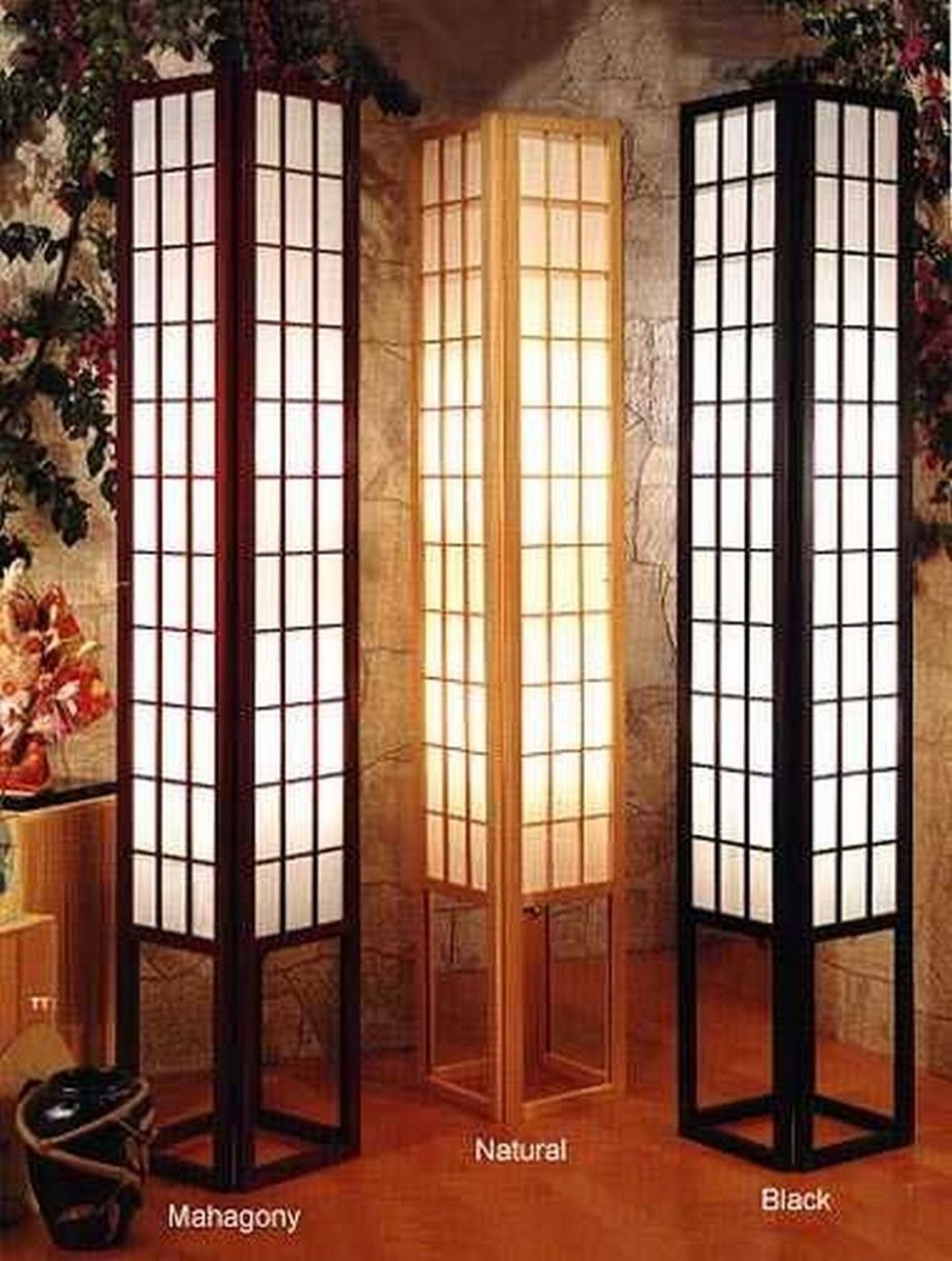 Торшер напольный в японском стиле