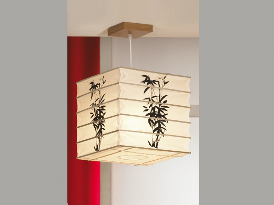 Люстры в японском стиле в спальню