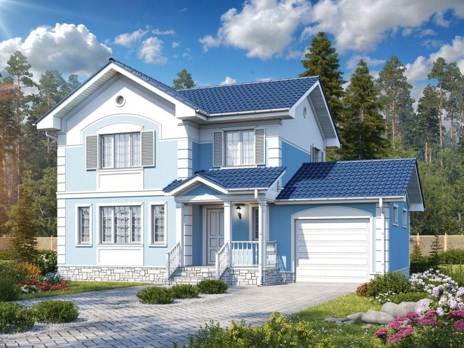 Голубой коттедж