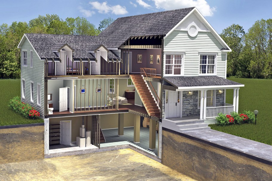 Дом с цокольным этажом