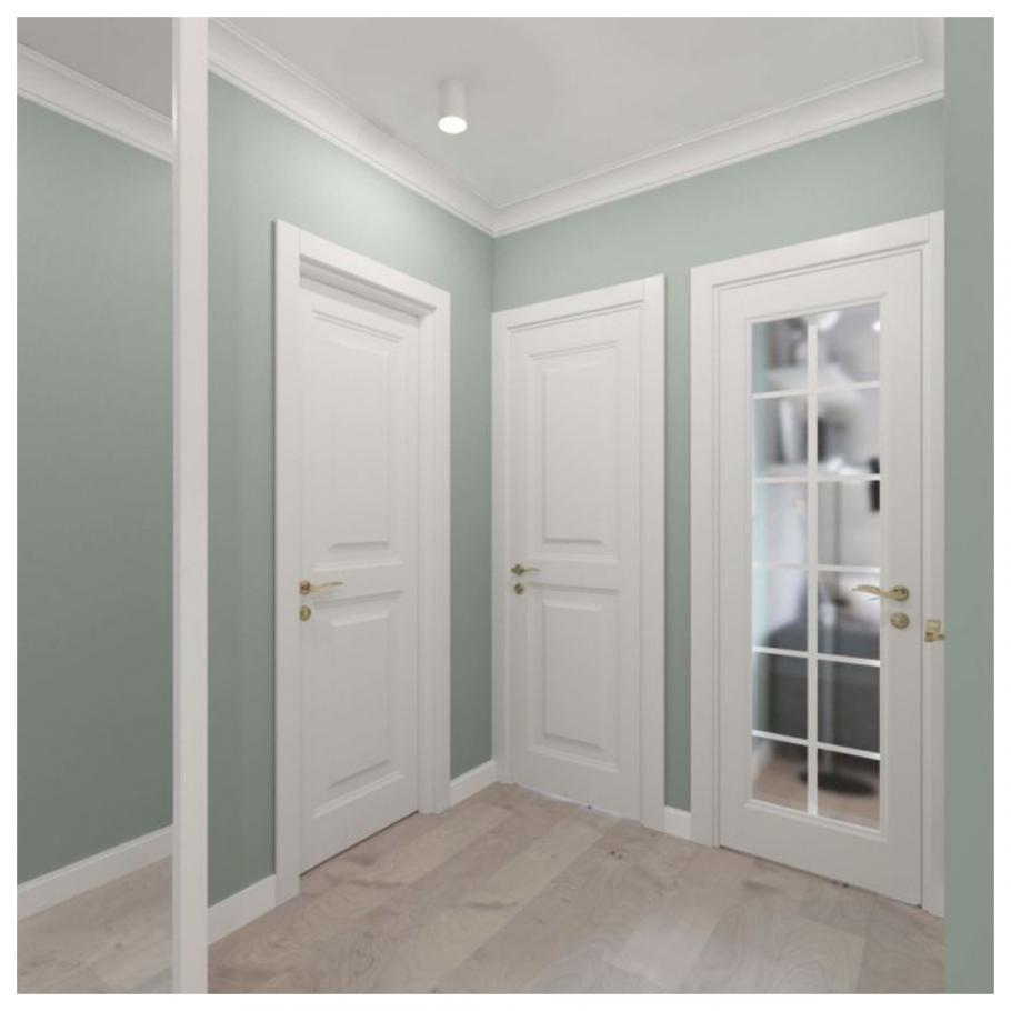 Белые межкомнатные двери в интерьере