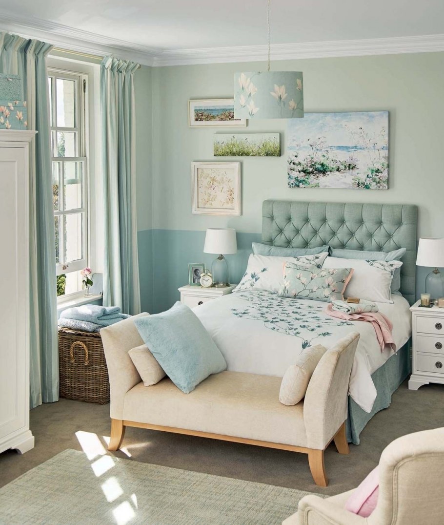 Комната в мятном цвете