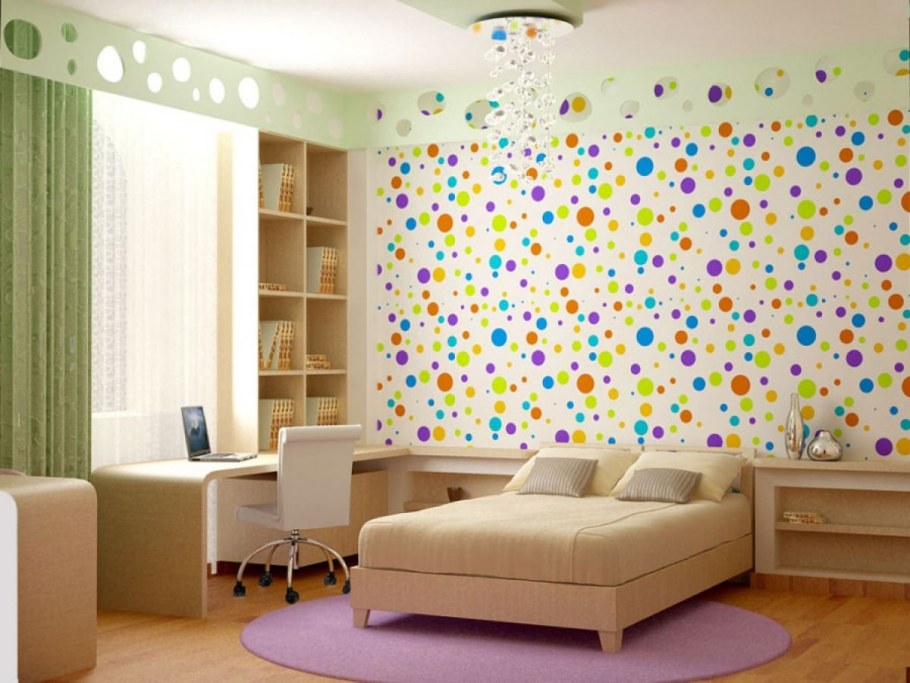 Стильные обои в детскую
