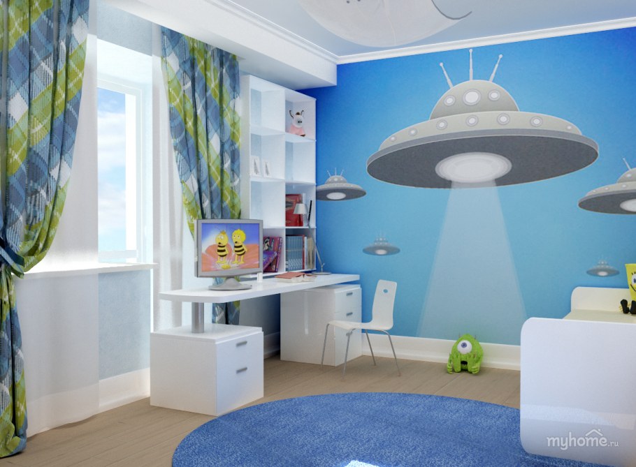 Отделка стен в детской
