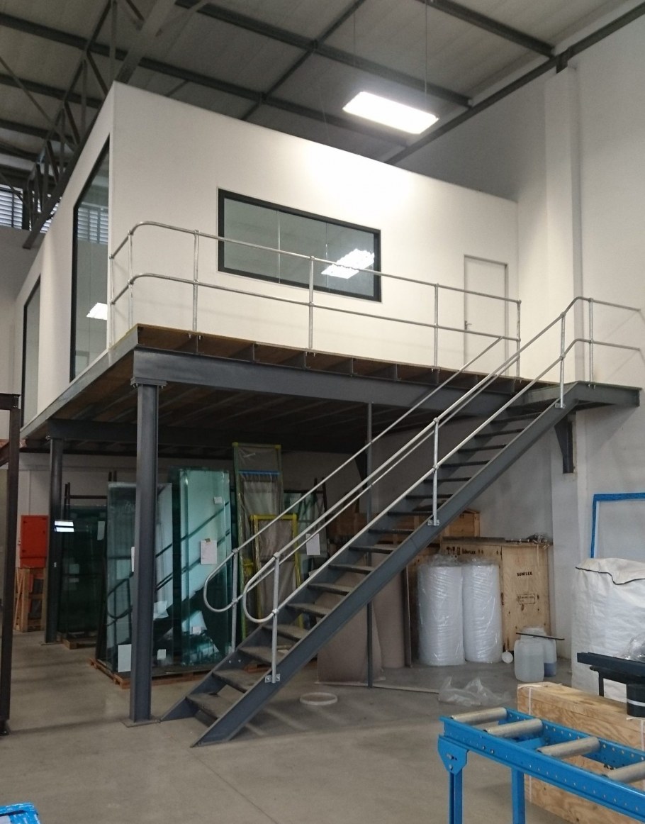 Металлокаркас антресольного этажа