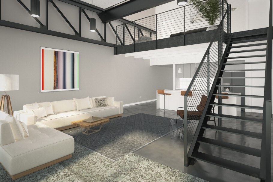 Проект антресольного этажа в нежилом помещении