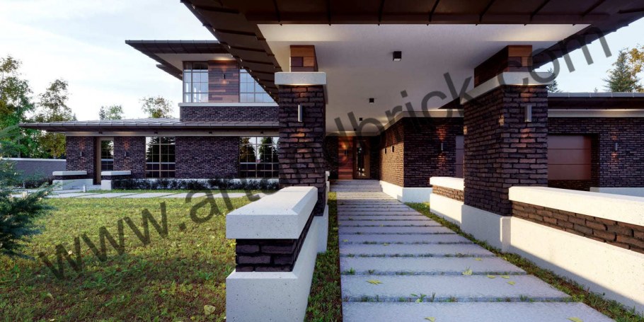 Одноэтажный дом Ллойд Райт прерии