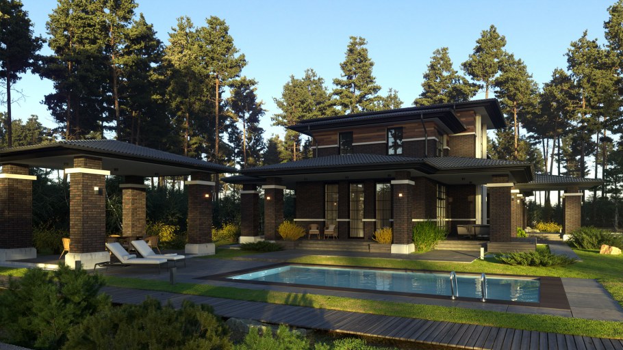 Архитектура Ллойда Райта в Буче