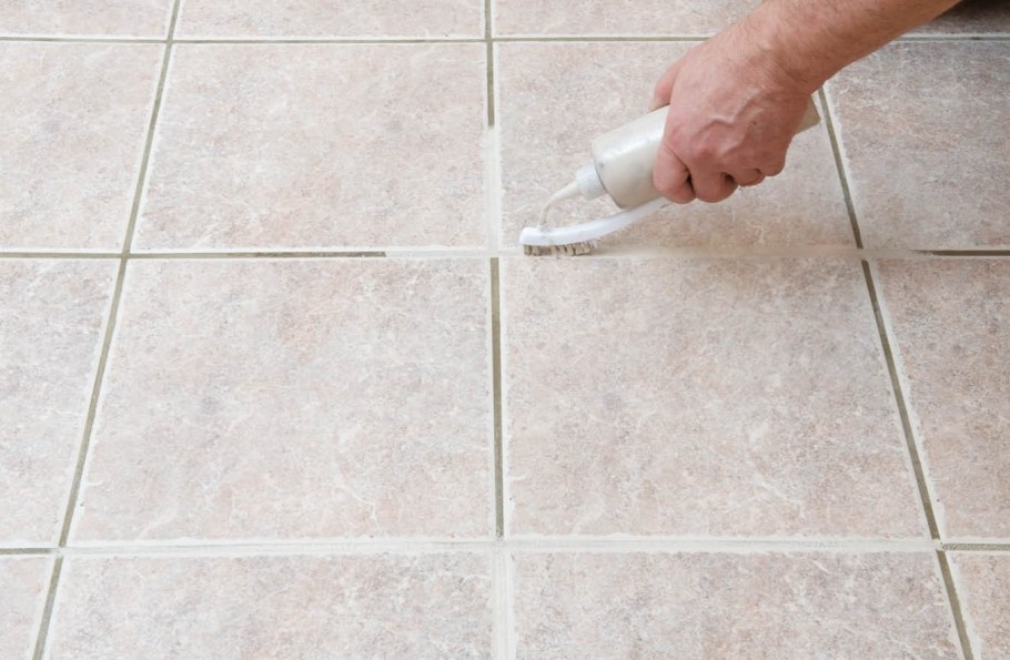 Затирка для плитки серая