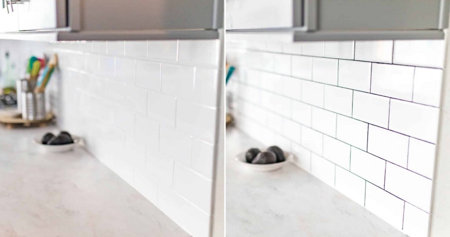 Плохо затертая плитка